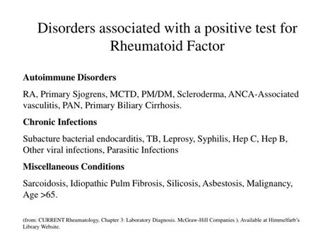Understanding Rheumatoid Factor: Diagnosis and Implications